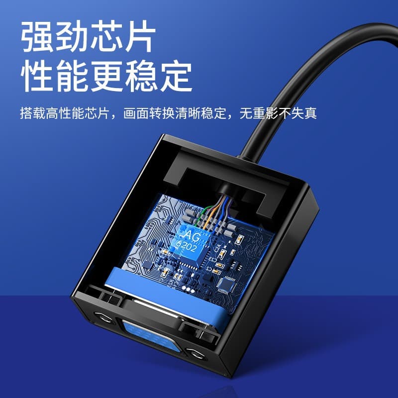 New product Shanze HDMI to VGA cable converter HD video adapter adapter HV-2020 5