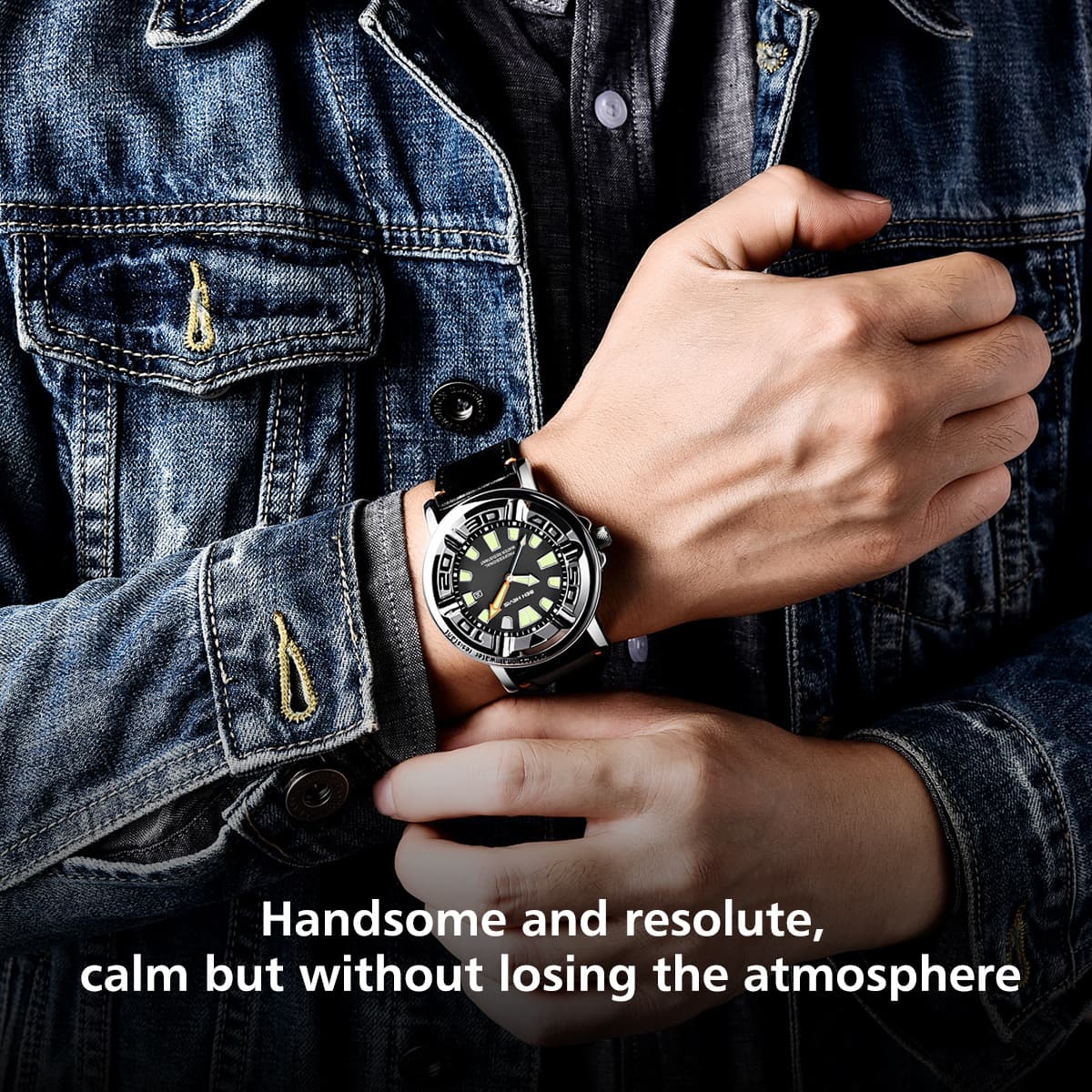 BEN NEVIS business men's quartz watch waterproof sports watch fashionable luminous men's watch BN3019G 4