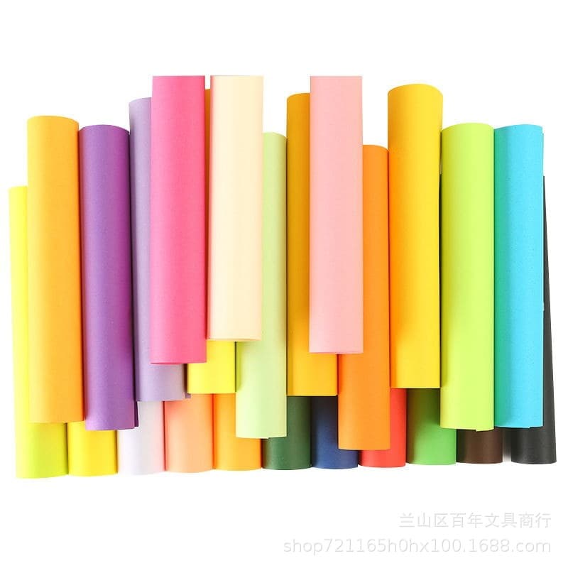 Free shipping A4 copy paper 100 sheets 70g color printing paper children's art office printing paper Huiyang stationery wholesale 6