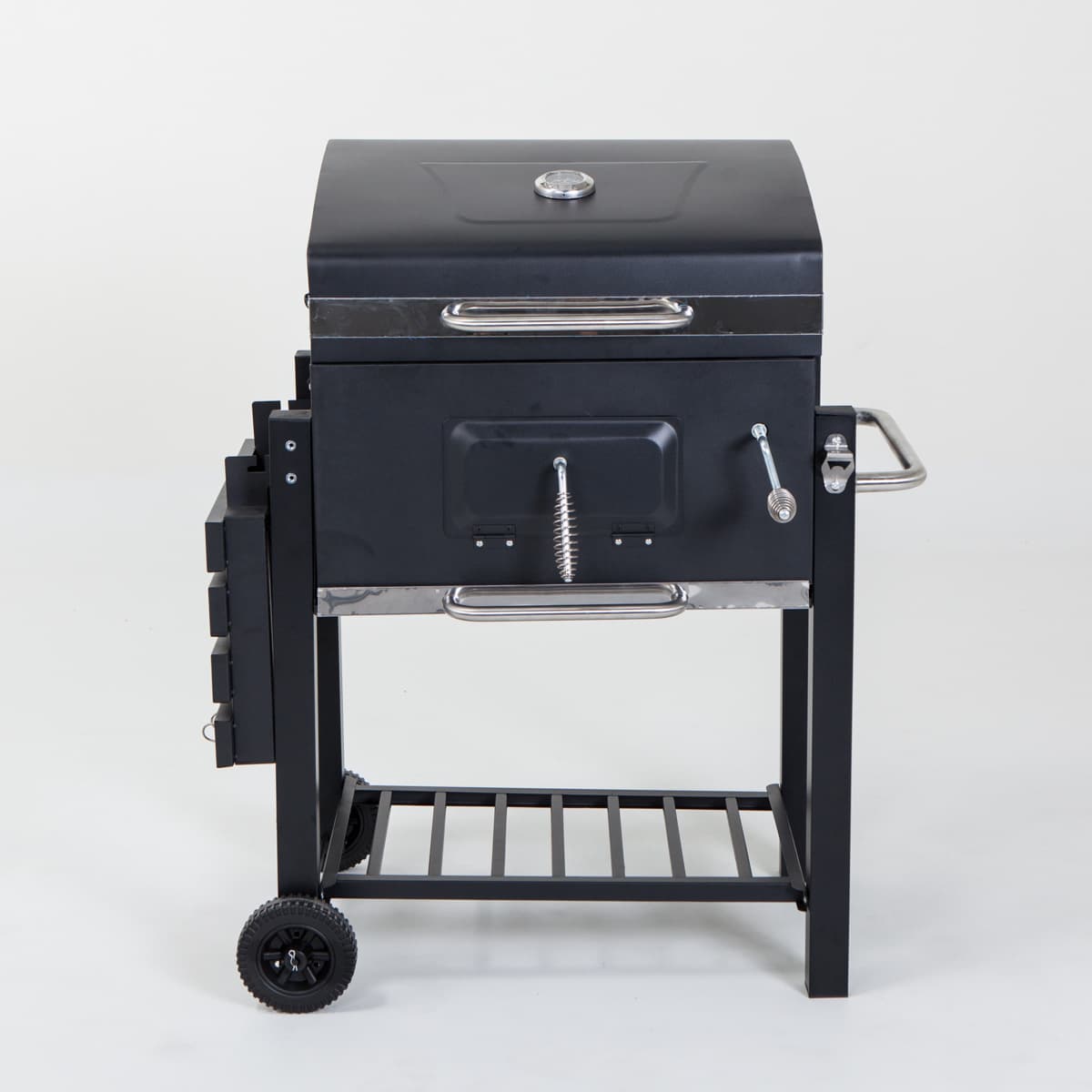 Outdoor courtyard large American charcoal barbecue garden stove square courtyard stove BBQ courtyard square stove 5