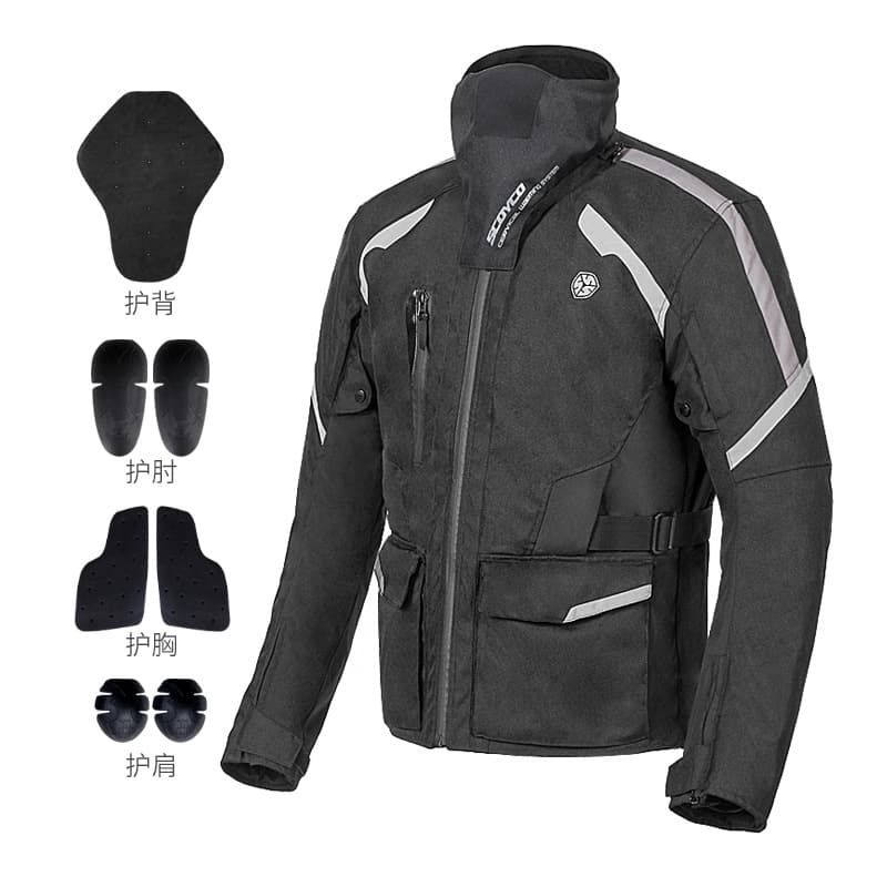 Saiyu SCOYCO cycling clothing, motorcycle clothing, winter knight clothing, racing clothing, anti-fall clothing, jacket, men's equipment for all seasons 3