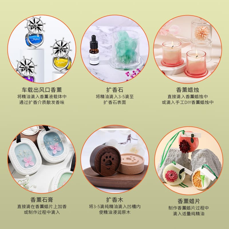 Aromatherapy essential oil wholesale pure essential oil high concentration candle diffuser stone diffuser wood diffuser 10ml small bottle 3