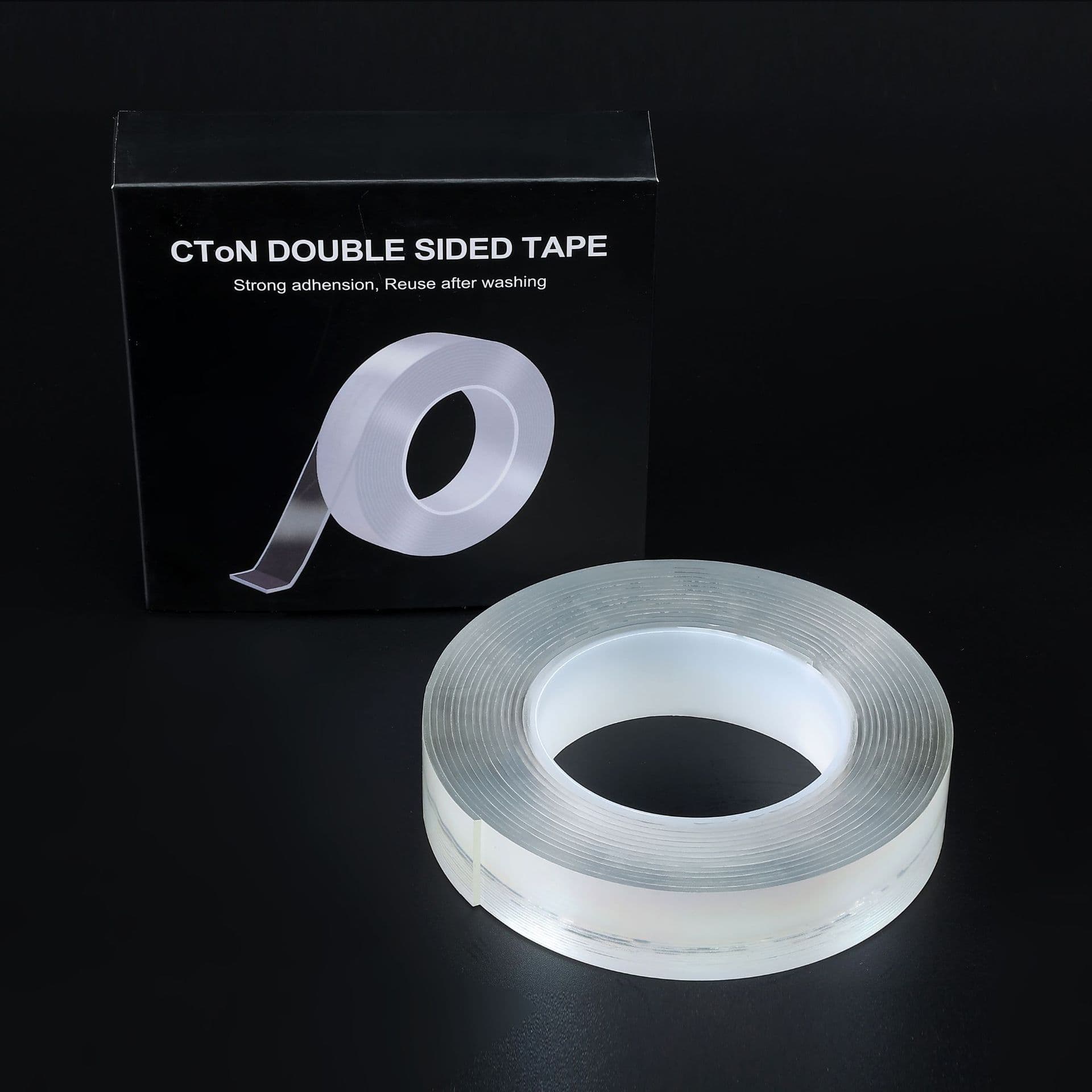 Wholesale independently packaged acrylic Internet celebrity magic washable strong glue traceless double-sided nano double-sided adhesive tape 5