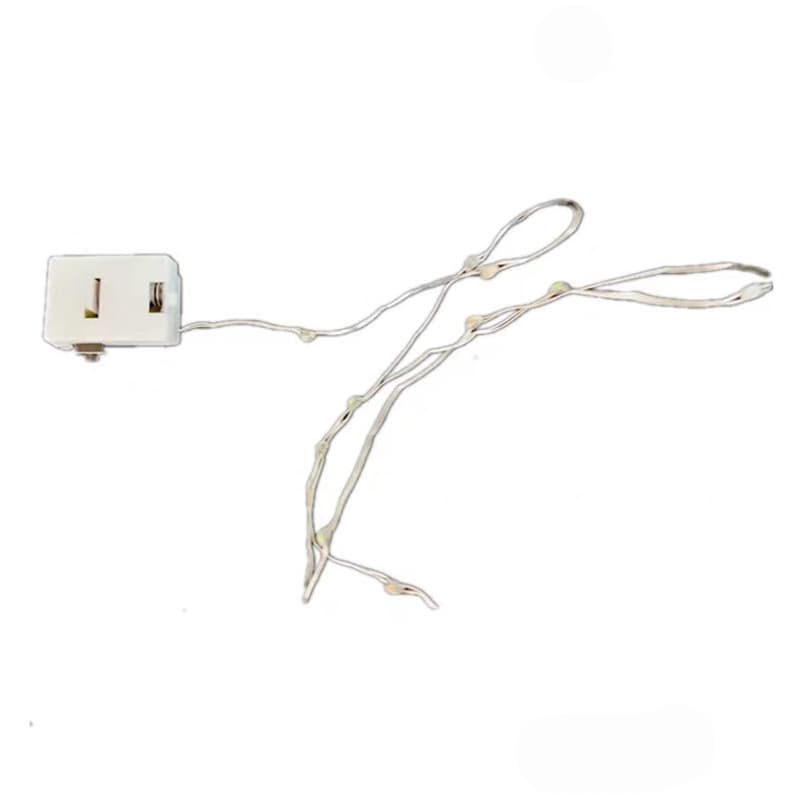 1 meter 10 light warm color LED light string copper light line three-speed flash cake flower decoration light bar accessories gift box string light 6