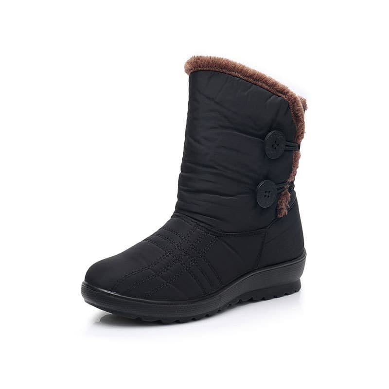Winter plus velvet warm mother cotton boots flat non-slip waterproof short boots tendon sole snow boots drop shipping 7