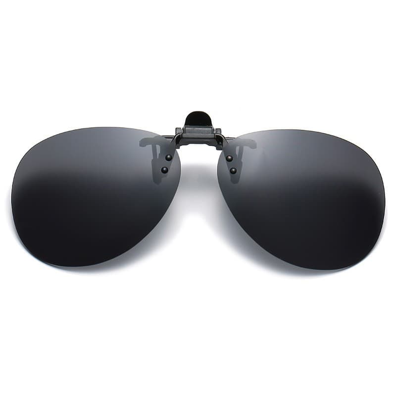 Explosion-proof toad sunglasses clip driver sunglasses night vision goggles can flip up myopia glasses clips 9