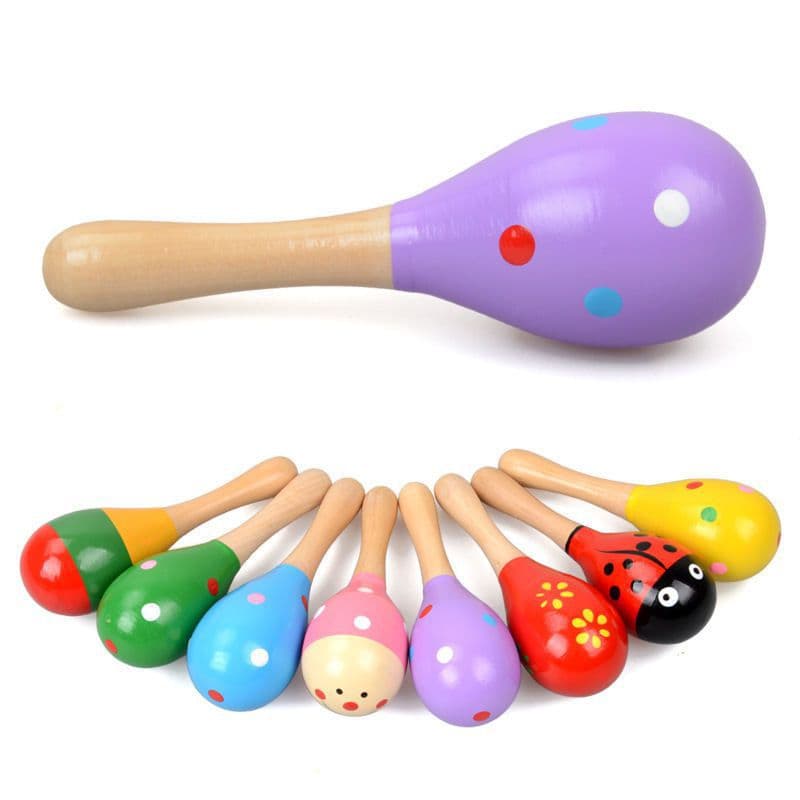Baby hand rattle toy rattle educational early education 3-6-12 baby 0 to 1 year old toddler newborn boy and girl 4