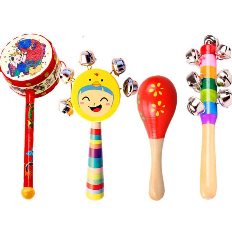 Baby hand rattle toy rattle educational early education 3-6-12 baby 0 to 1 year old toddler newborn boy and girl 1