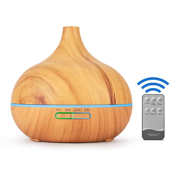 Essential oil diffuser 400ml capacity with remote control ultrasonic humidifier with timer aromatherapy Nordic style diffuser 7