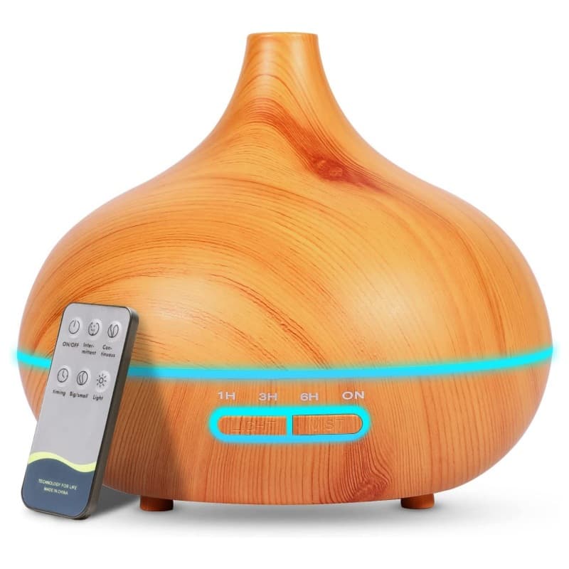 Essential oil diffuser 400ml capacity with remote control ultrasonic humidifier with timer aromatherapy Nordic style diffuser 1