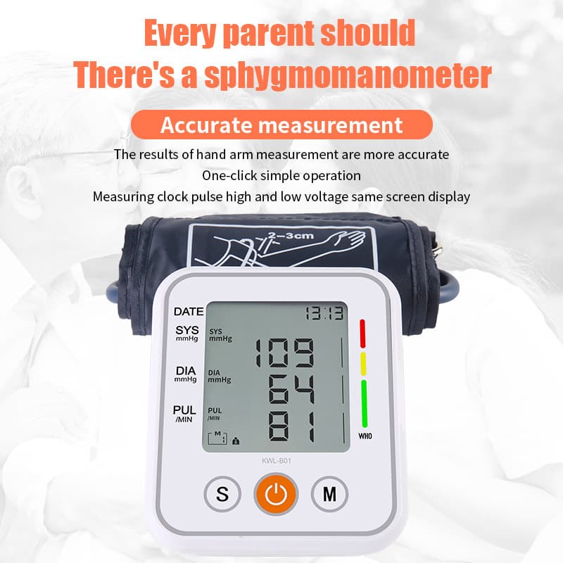 FDA certified arm type human voice broadcast blood pressure monitor home blood pressure measuring instrument foreign trade blood pressure instrument cross-border 4
