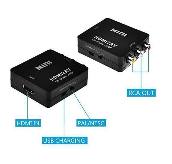 HDMI to AV converter HDMITOAVAdapter HD digital 1080P adapter TV 8