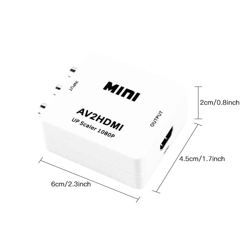 HDMI to AV converter HDMITOAVAdapter HD digital 1080P adapter TV 9