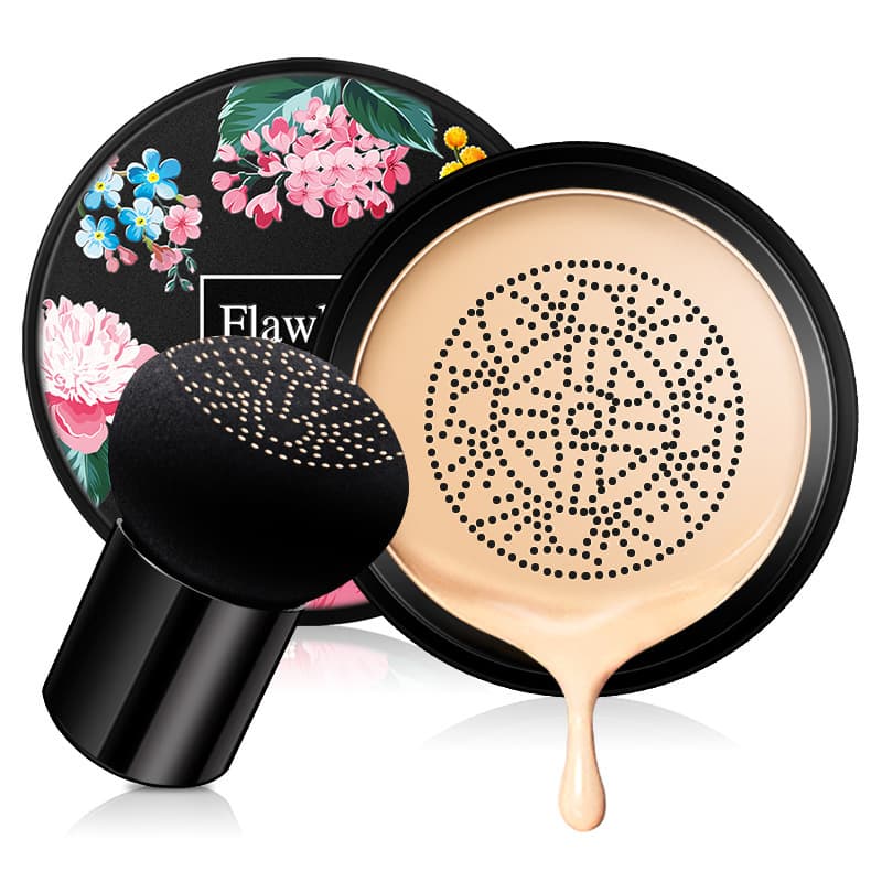 Hanji mushroom head air cushion bb foundation cream cc isolation moisturizing concealer manufacturer wholesale natural clear makeup effect 6