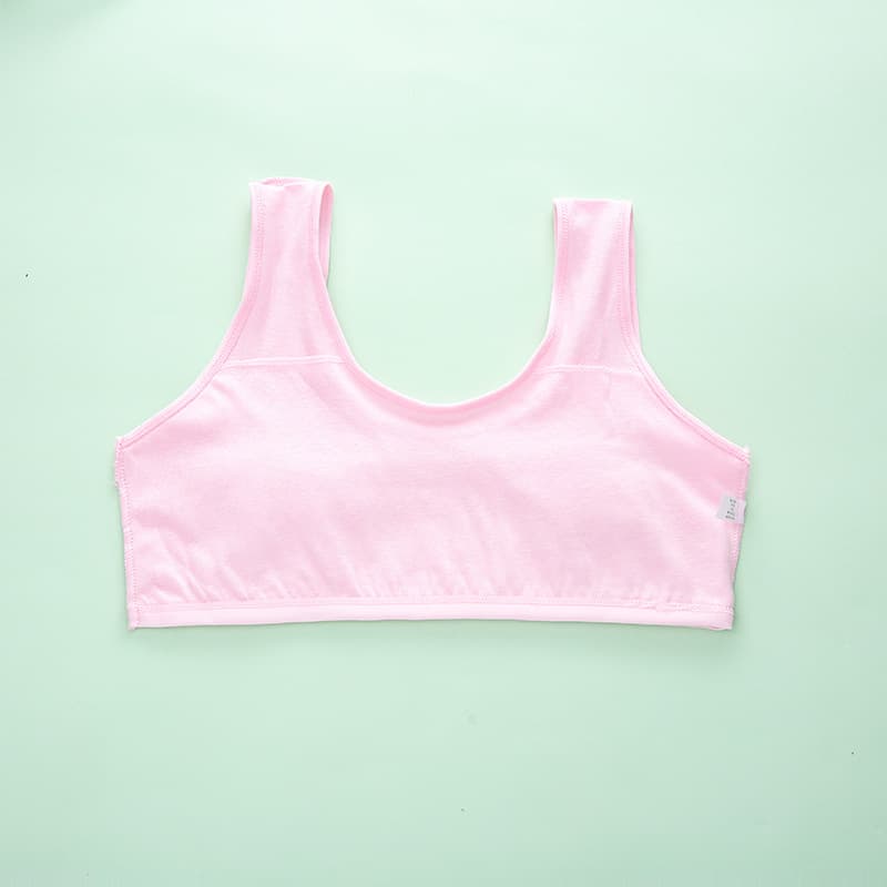 Girls vest development period underwear junior high school students 11-12 years old middle-aged and older girls cotton bra cartoon 4