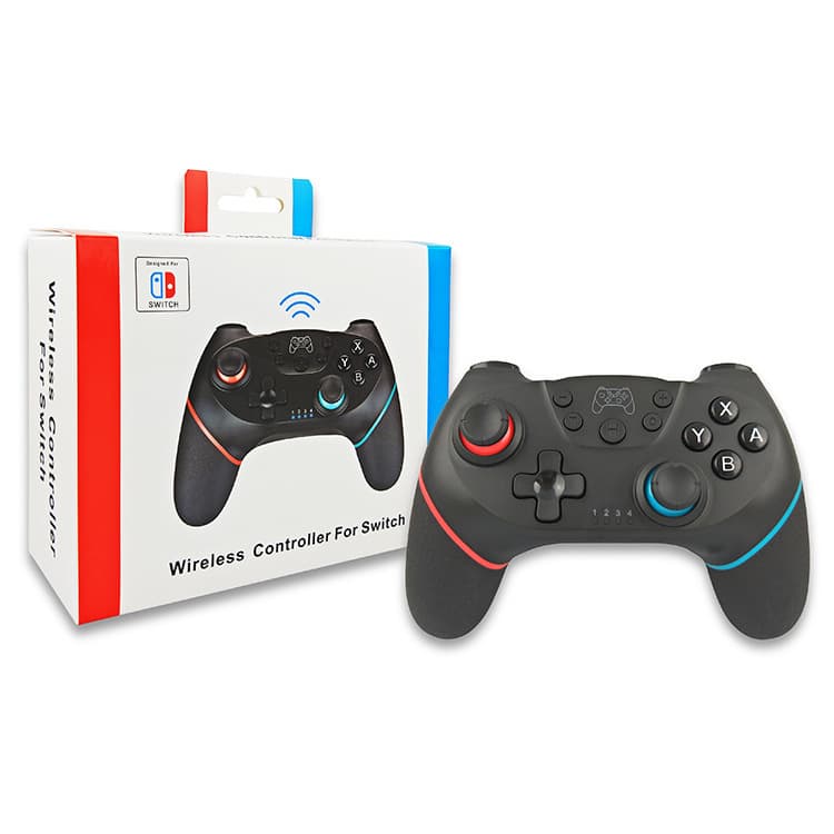 Private molded plastic-coated Switch wireless Bluetooth game controller with vibration 6-axis somatosensory switch pro controller 1