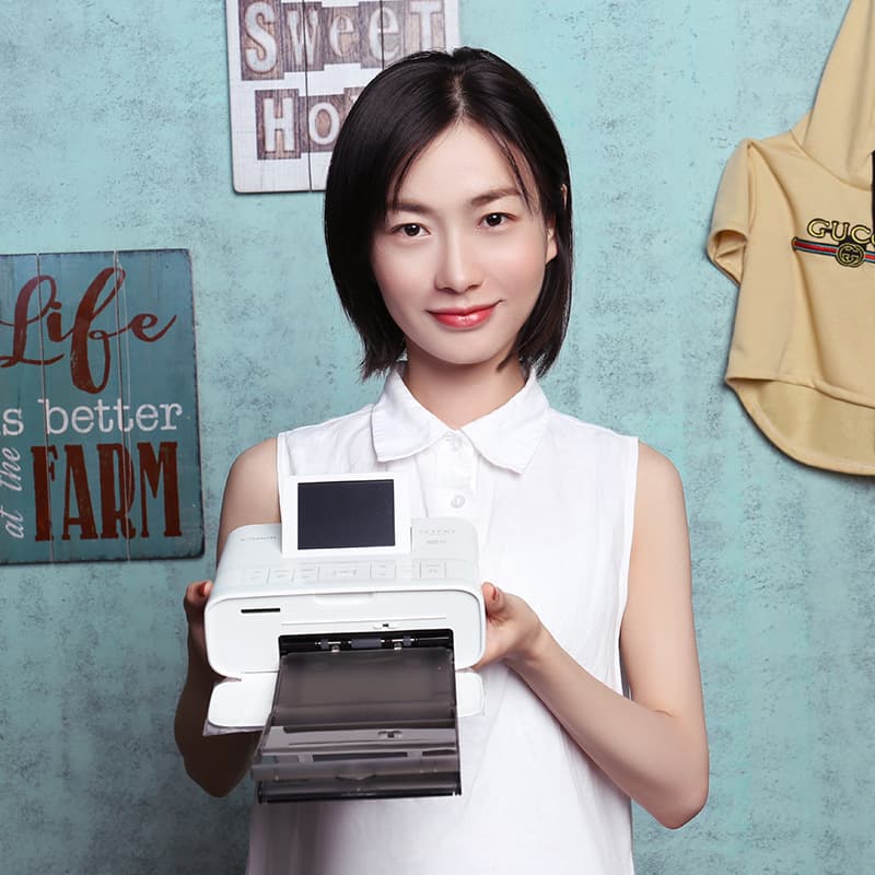Mobile phone photo printer, color photo printing machine, sublimation ID photo, digital thermal printing, portable home use 2