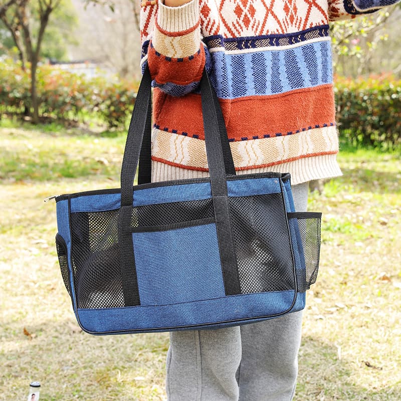 Cat Bag Breathable Mesh Cat Bag Pet Bag Outdoor Portable Dog Bag Pet Supplies Cat and Dog Backpack Handbag 2