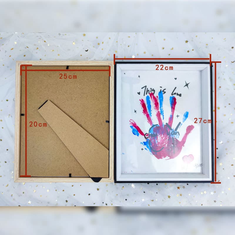 Manufacturer in stock diy couple baby handprint photo frame simple picture frame table wall hanging style 10 inches 60/box 5