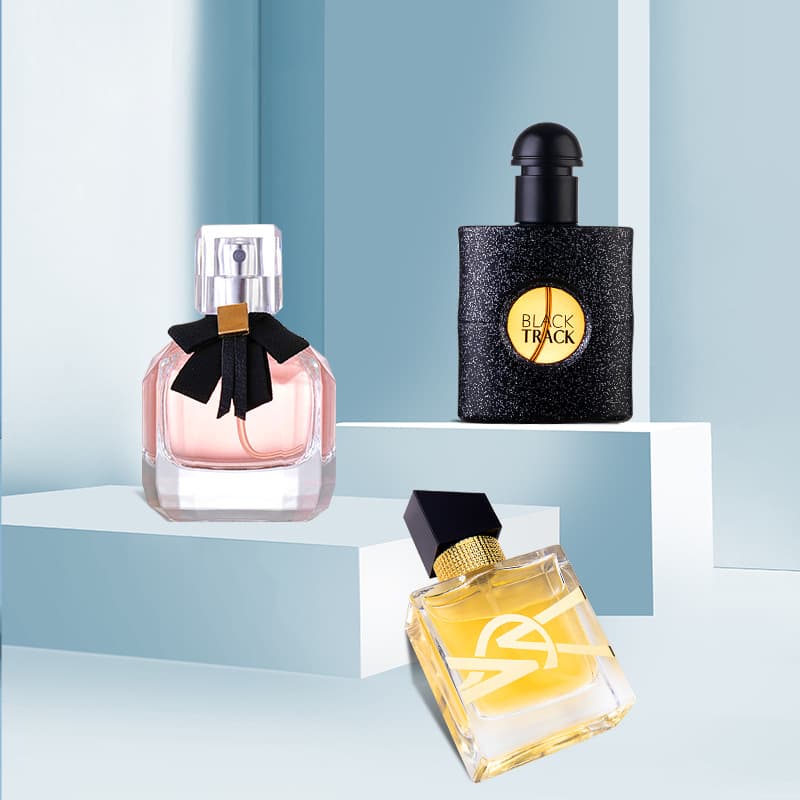 Ready-made Flower Story Douyin Kuaishou Women's Perfume Set Black Opium Three-piece Men's Perfume Gift Box 4