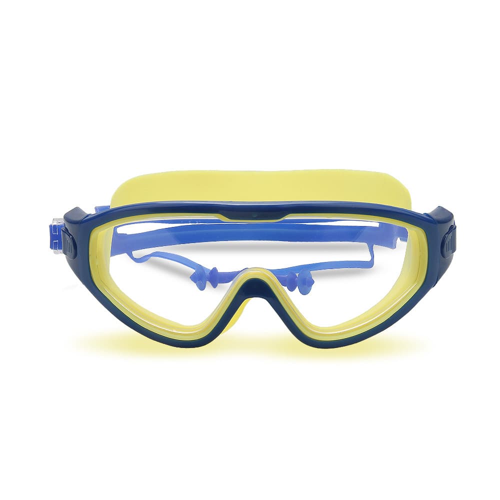 Fashionable children's swimming goggles for girls and boys students waterproof and anti-fog high-definition transparent large frame goggles swimming suit 10