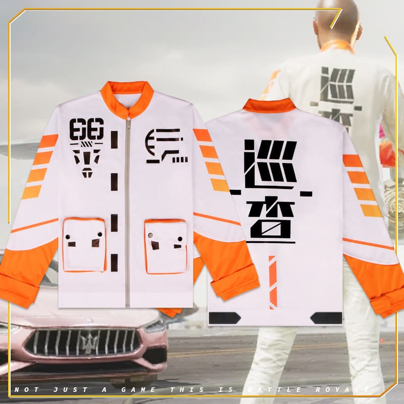 Eat chicken and peace cos same style inspector clothes men and women game jacket style youth jacket windbreaker trend 2