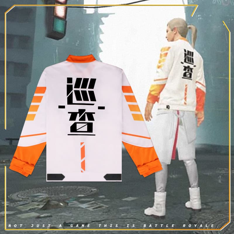 Eat chicken and peace cos same style inspector clothes men and women game jacket style youth jacket windbreaker trend 3