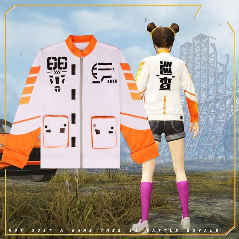 Eat chicken and peace cos same style inspector clothes men and women game jacket style youth jacket windbreaker trend 4