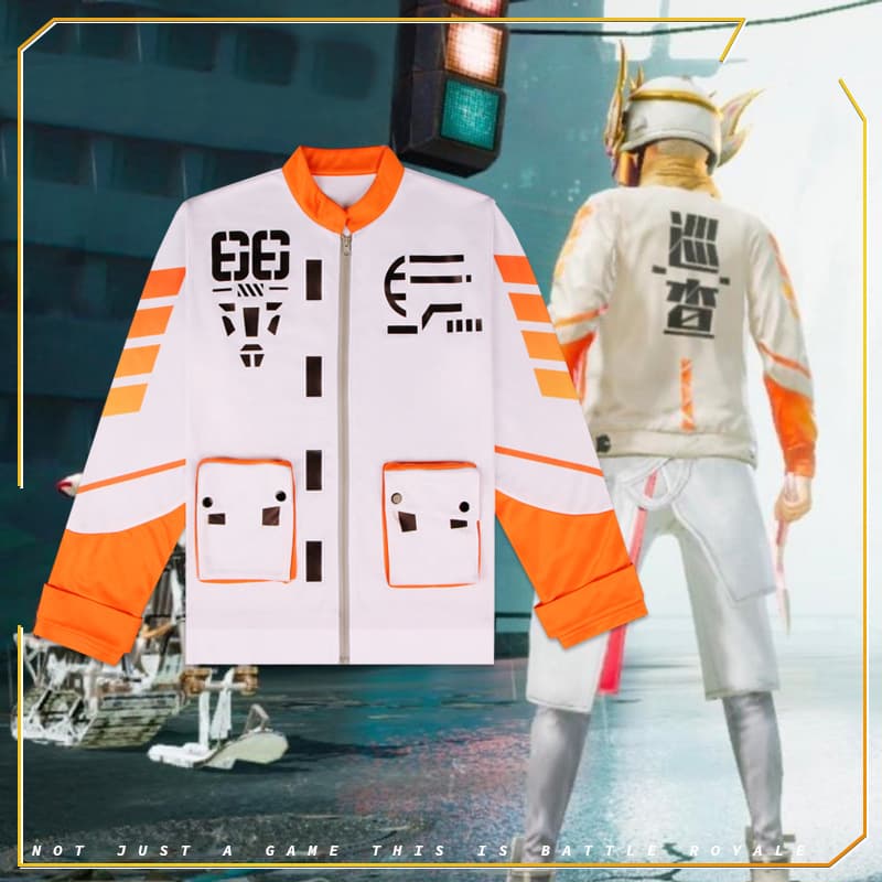 Eat chicken and peace cos same style inspector clothes men and women game jacket style youth jacket windbreaker trend 5