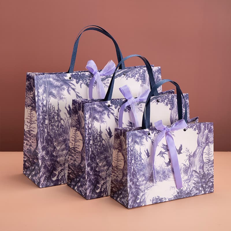 Ink style clothing store handbag shopping bag holiday souvenir gift bag gift bag packaging paper bag universal 8