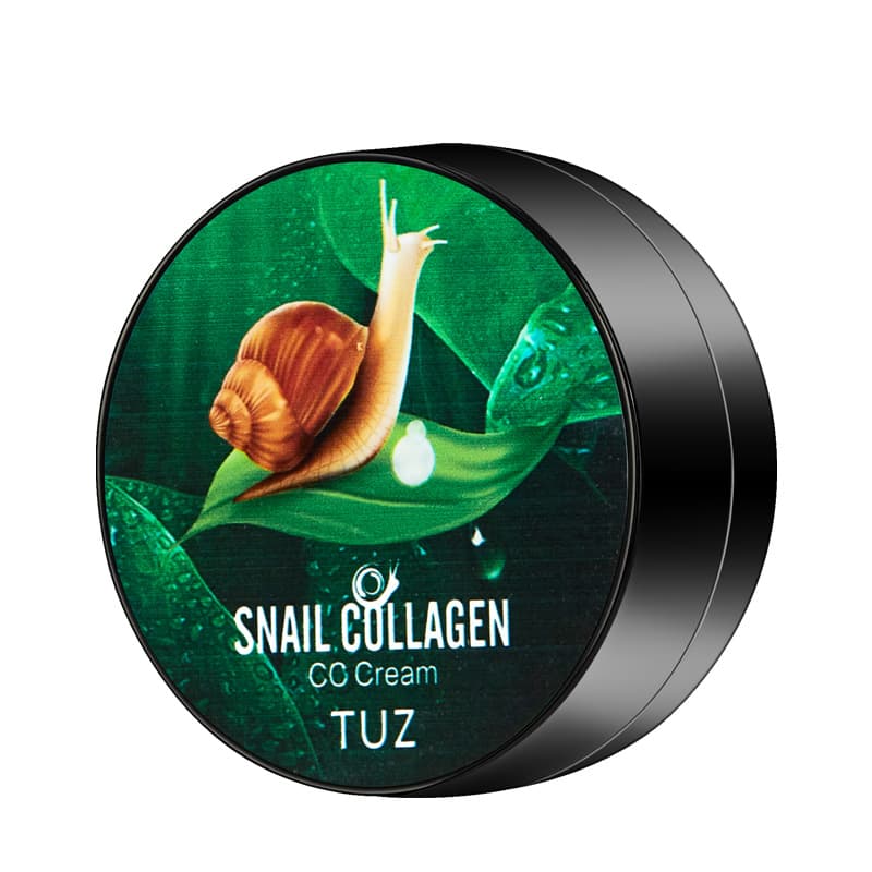 TUZ0214 Snail Collagen CC Cream Mushroom Head Snail Air Cushion Foundation BB Cream Concealer Brightening Long-lasting Makeup 6