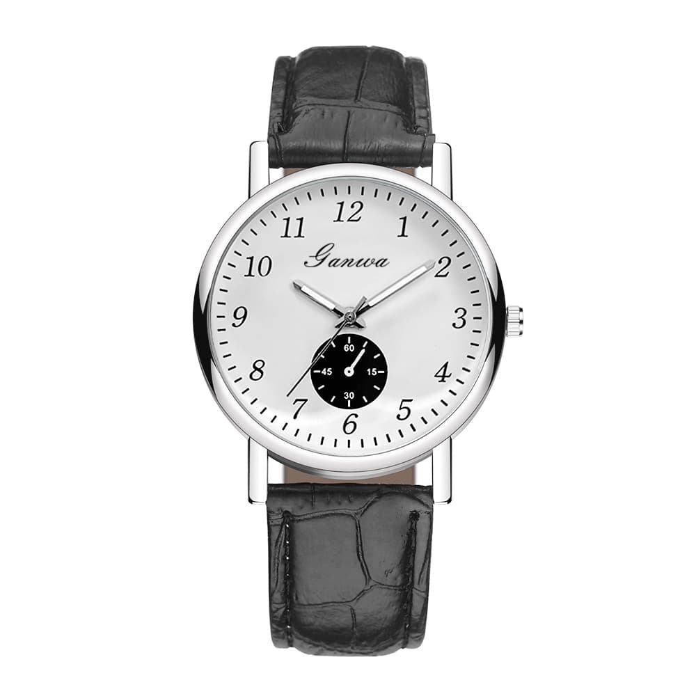 Manufacturer niche quartz watch men's high-end wholesale decorative men's watch simple watch belt men's watch 9