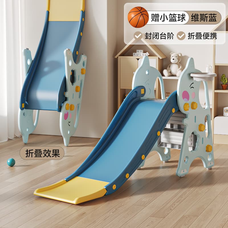 Slide children's indoor home baby slide small kindergarten child baby small slide playground toy 9