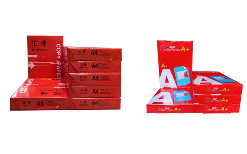 Dongxin A4 copy white paper 70g80g office printing paper draft paper 100 sheets a4 simple packaging Jiujiang wholesale 9