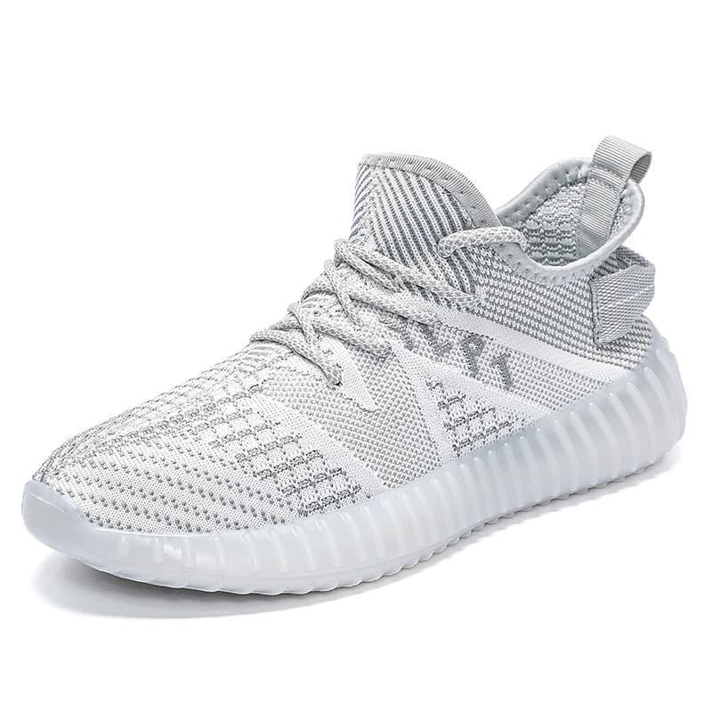 Large size coconut shoes factory direct sales for men and women, autumn breathable men's basic versatile fly-knit sports and casual shoes 9