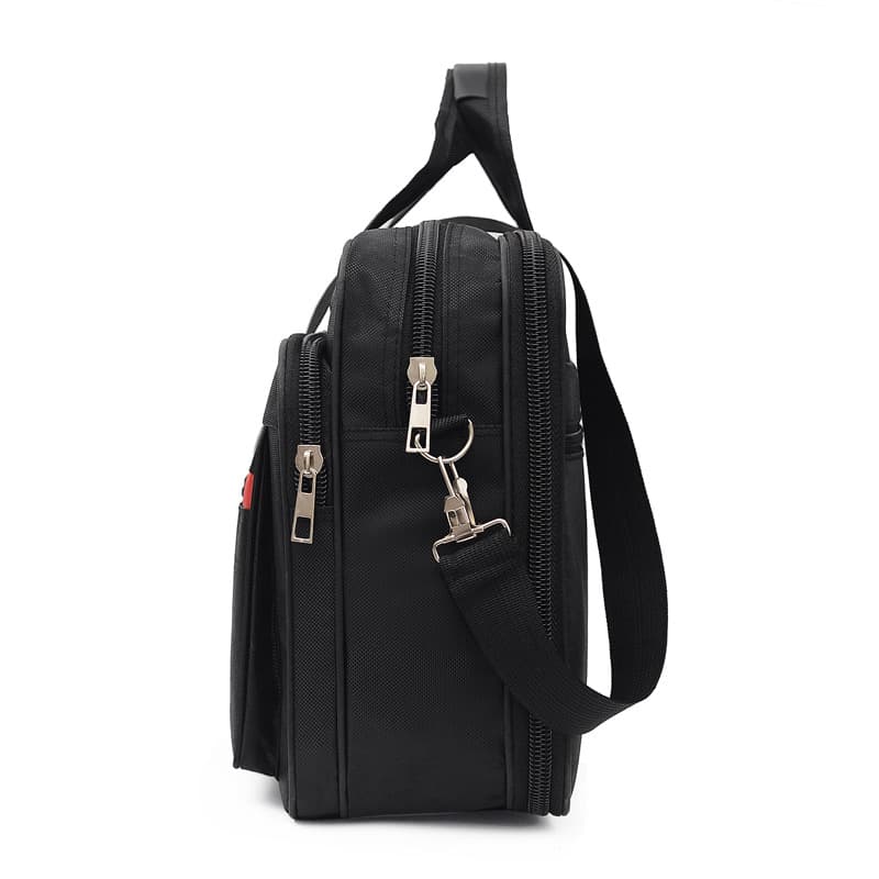 Factory direct sales men's briefcase Oxford cloth laptop bag horizontal style portable business backpack cross-border supply 4