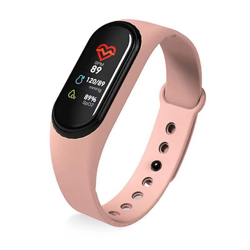 M4 Smart Bracelet Cross-Border Sports Meter Smart Pedometer Bracelet Blood Pressure Heart Rate Stand Charger/Line Charger Factory Direct Sales 5