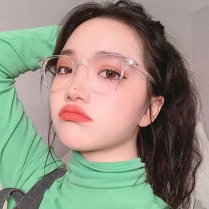 Xiaohongshu Internet celebrity Korean version of anti-blue light glasses for myopia computer eye protection for men and women trendy flat glasses for women ins to make their faces smaller 5