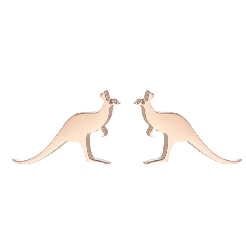 Amazon's new earrings, fashionable electroplated simple cat dolphin bat earrings, temperament simple ear bone nails wholesale 10