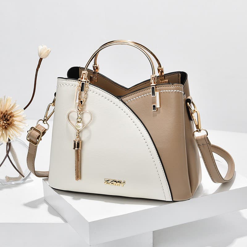 Women's Bags 2025 New Trendy Handbags Korean Version Contrast Color Large Capacity Fashion One Shoulder Crossbody Bag Dropshipping 9