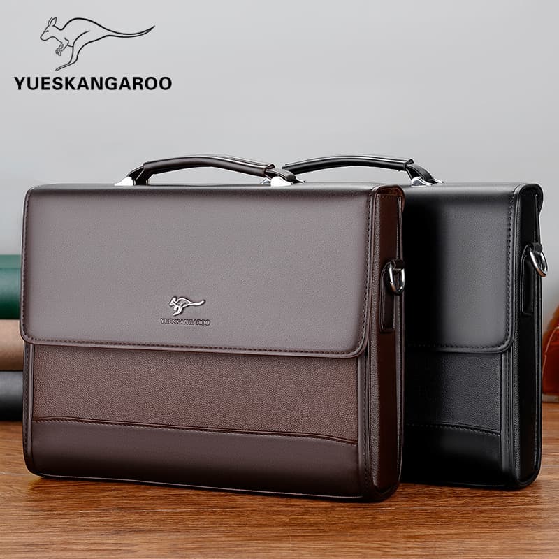 Mike Kangaroo men's bag handbag business briefcase business trip office backpack stereotyped large-capacity shoulder bag 4
