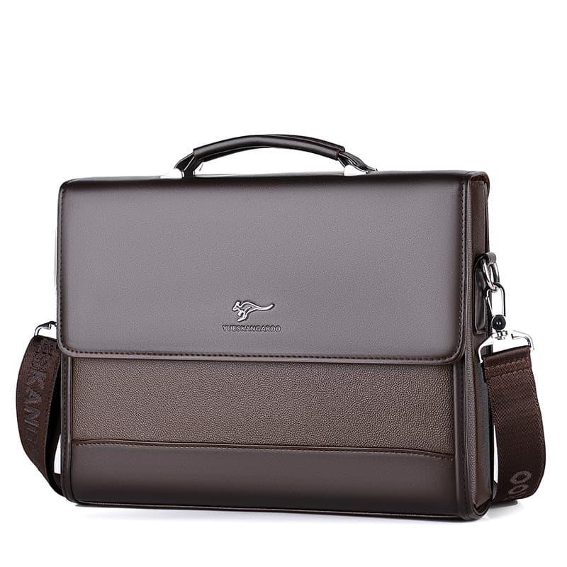 Mike Kangaroo men's bag handbag business briefcase business trip office backpack stereotyped large-capacity shoulder bag 6