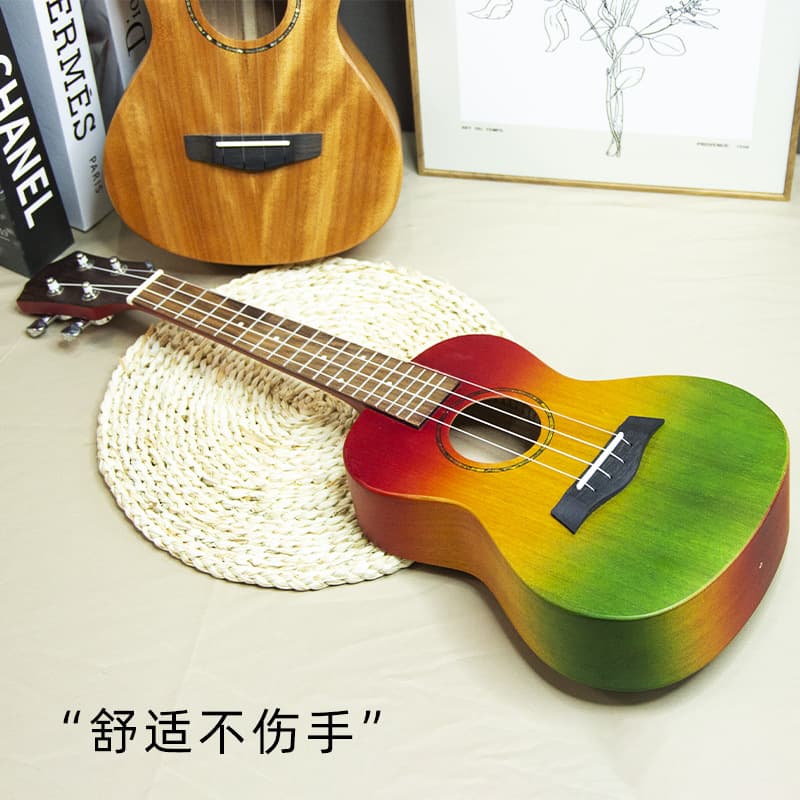 23-inch ukulele wholesale ukulele children's ukulele small guitar high-end full single ukulele 3