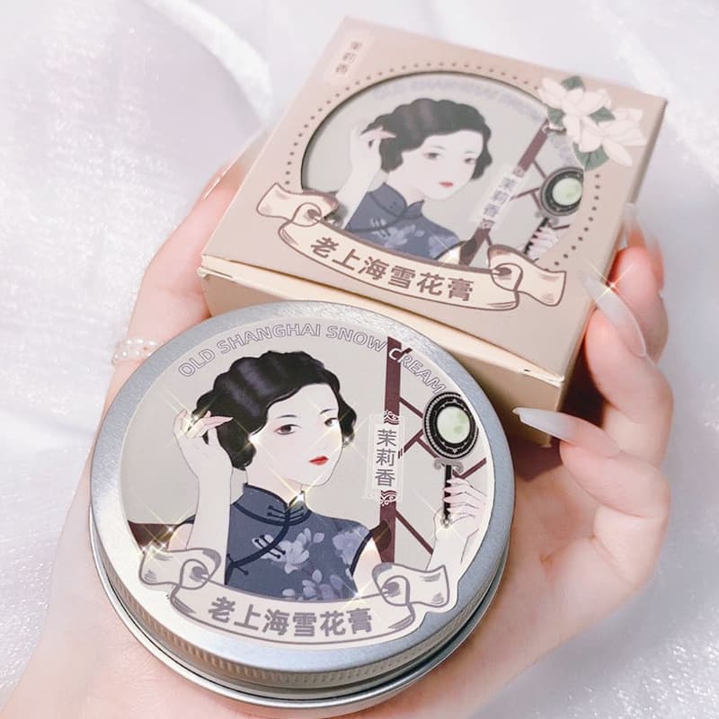 Qise Old Shanghai Snow Cream Rose Jasmine Magnolia Fragrance Hydrating Moisturizing Cream Domestic Skin Care Products 2