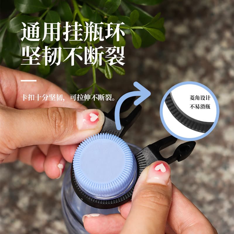 Outdoor tactical nylon beverage bottle water bottle hanging buckle webbing hanging carabiner portable water bottle hook mineral water clip buckle 5