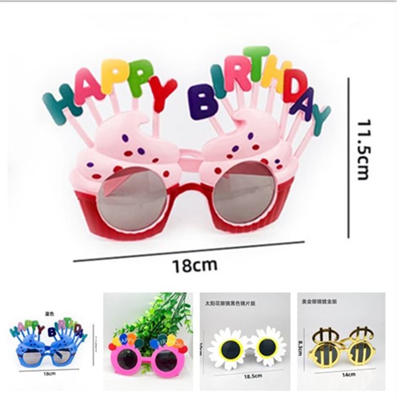 Wholesale funny creative party photo props cake dress up week props 520 Children's Day birthday glasses 5