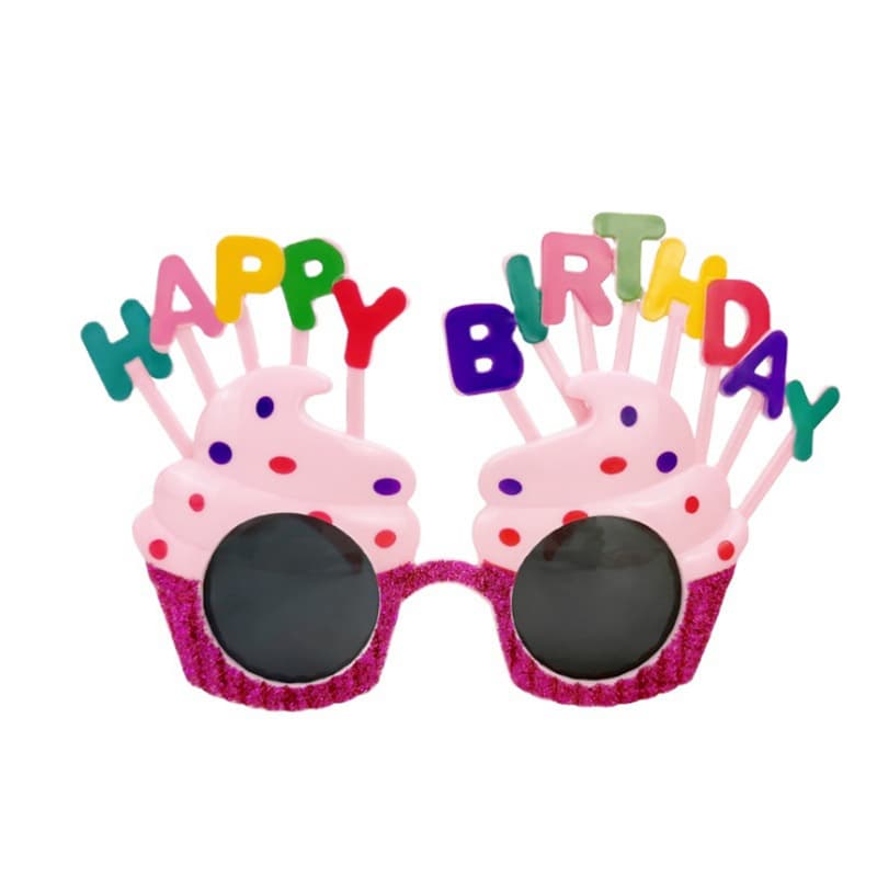 Wholesale funny creative party photo props cake dress up week props 520 Children's Day birthday glasses 6
