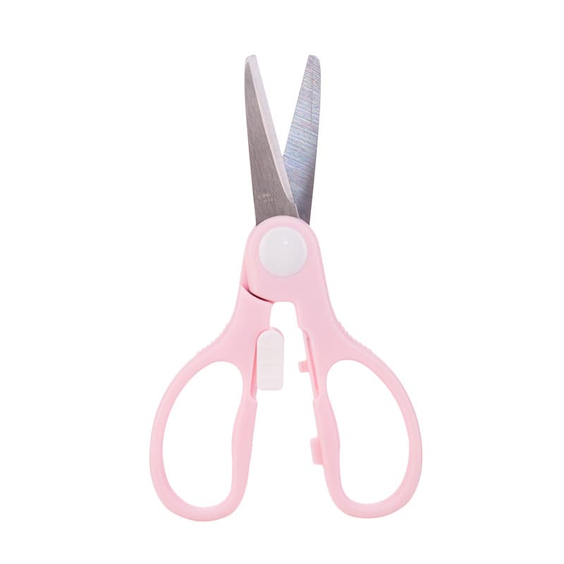 Dorado cloth baby food supplement scissors for baby vegetables, meat and fruits feeding supplement scissors with buckle design 6359 3