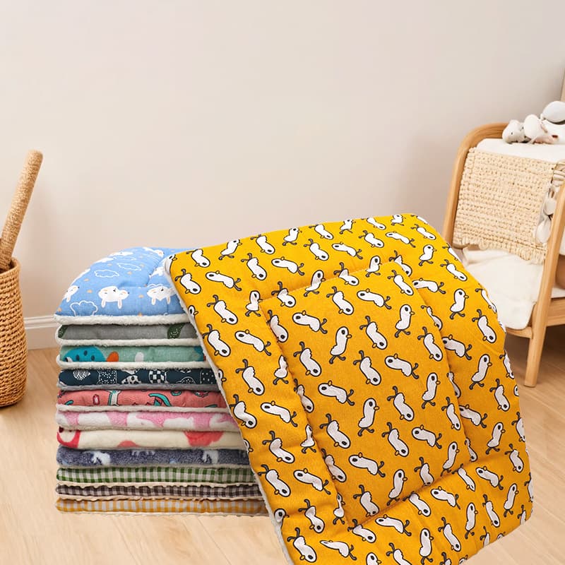 Pet mat, universal sleeping mat for all seasons, cat mat for sleeping, dog fur blanket for sleeping, autumn and winter thickened warm cat cotton mat 9