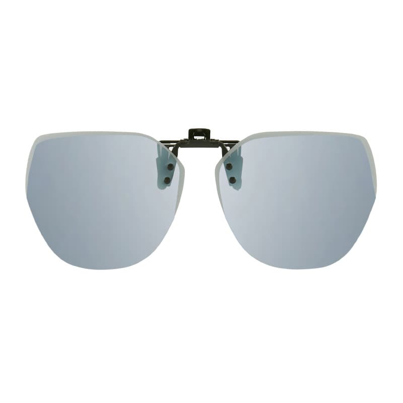 2025 New Flip-Up Sunglasses Polarized Clips Frameless Polygon Men’s and Women’s Sunglasses Clips Wholesale 1020 7